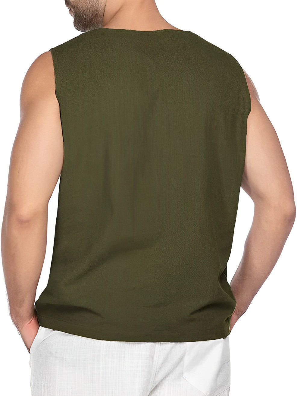 Valentin | Herren V-Ausschnitt Tank Top ärmellos