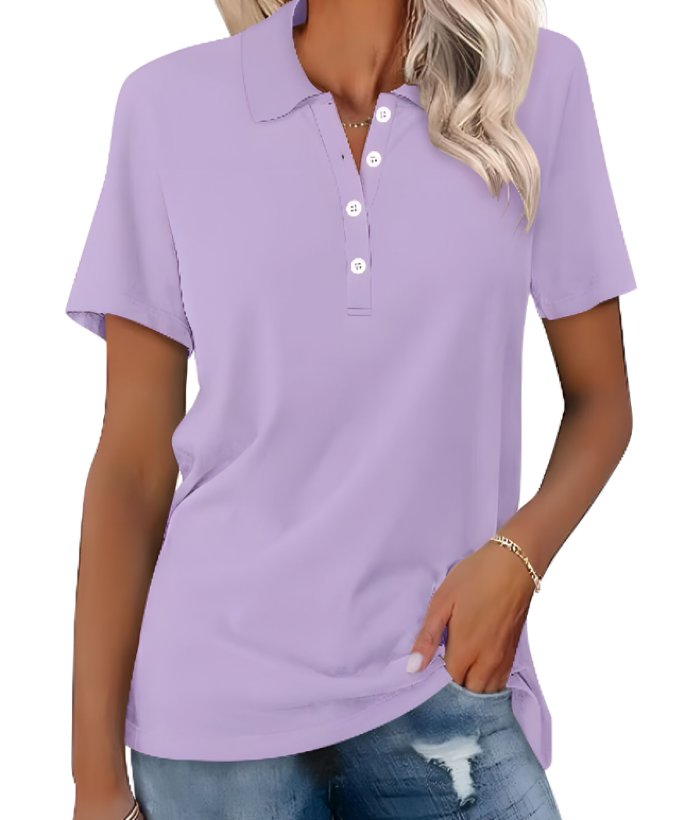 Valeria | Damen Kurzarm Poloshirt