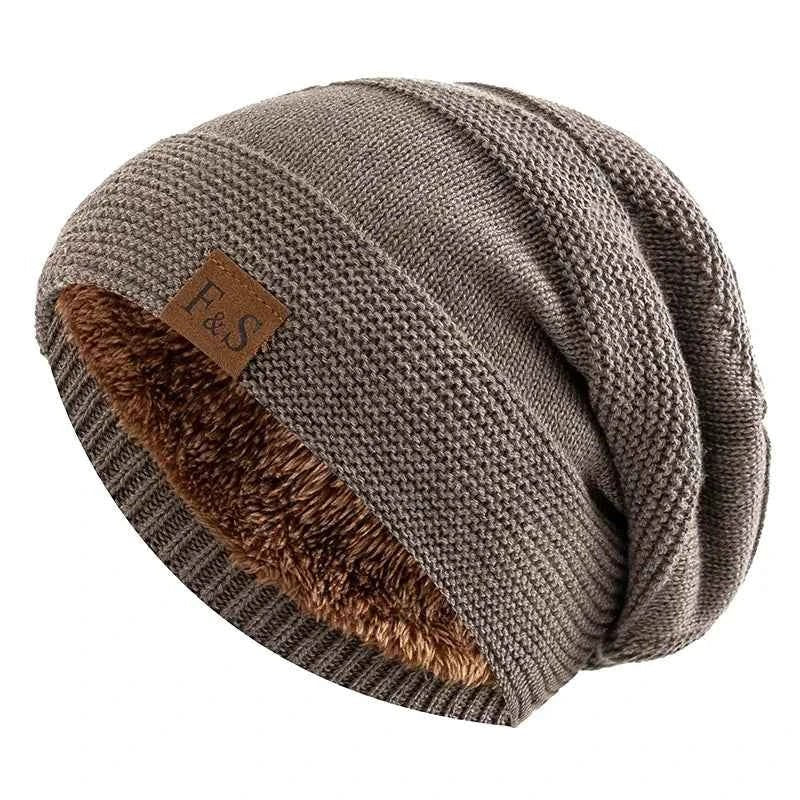 Warme Strickmütze