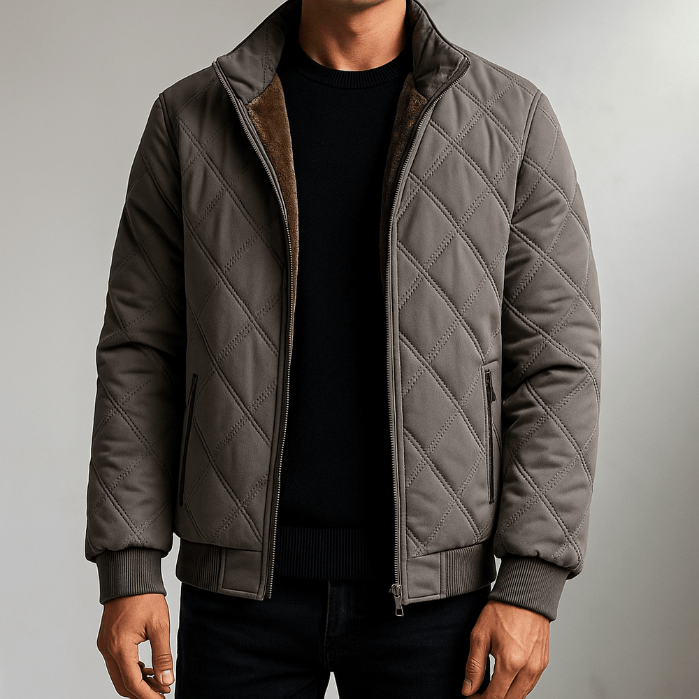 Winterjacke Herren Gesteppt mit Fleecefutter