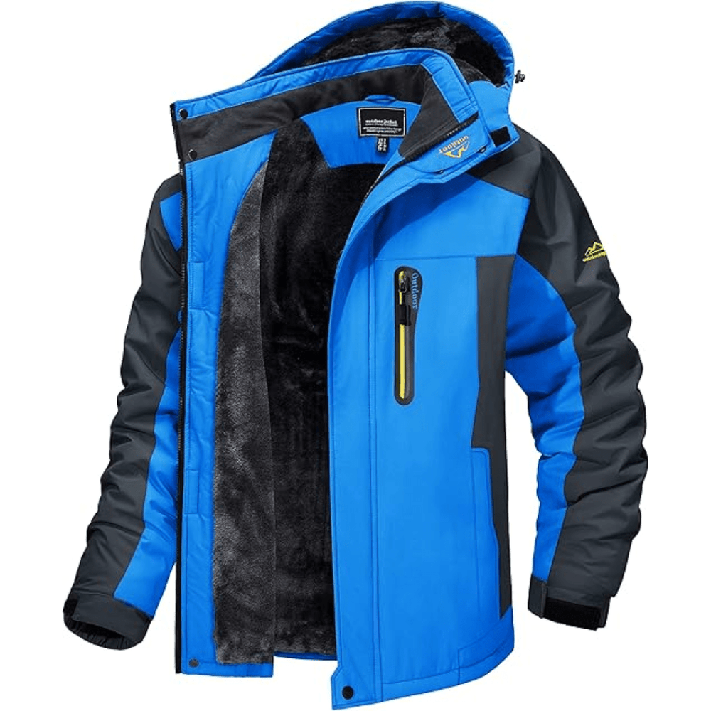 Winterjacke Herren Outdoor mit Fleecefutter