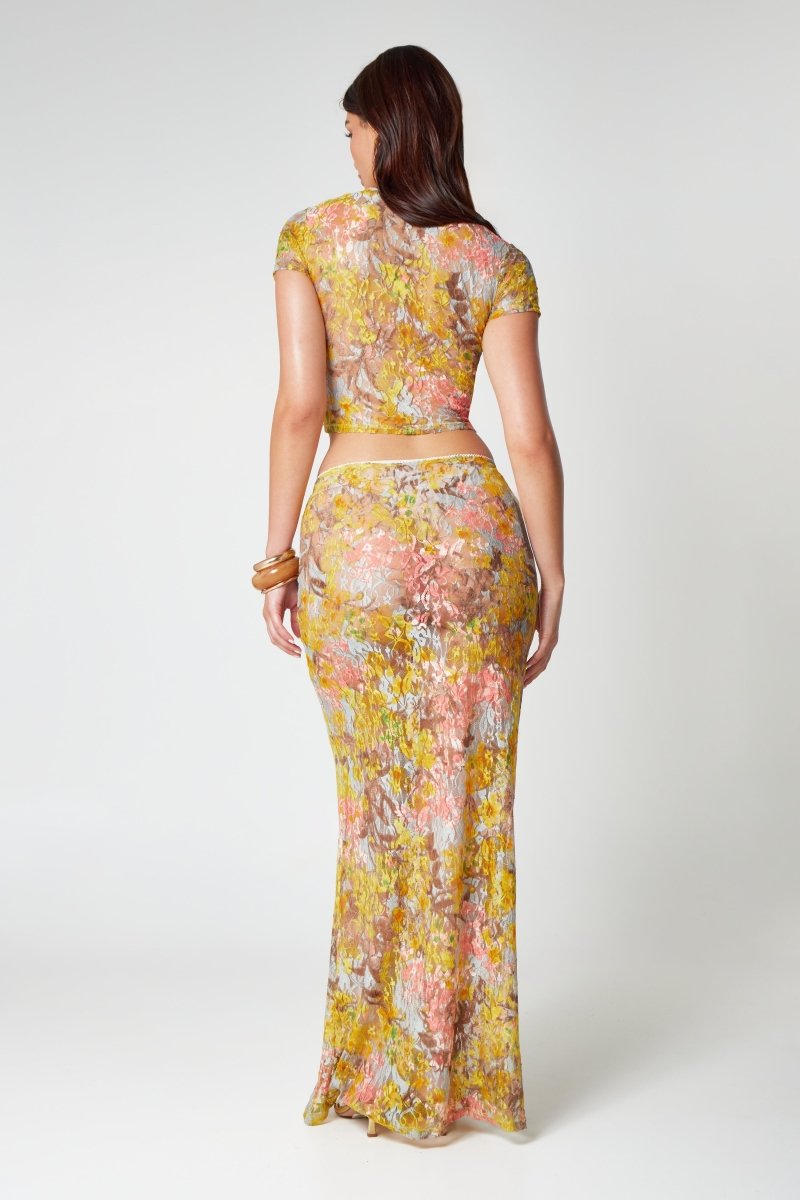 Zweiteiler Set Top Rock Floral